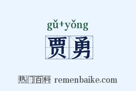 贾勇是什么意思的图片